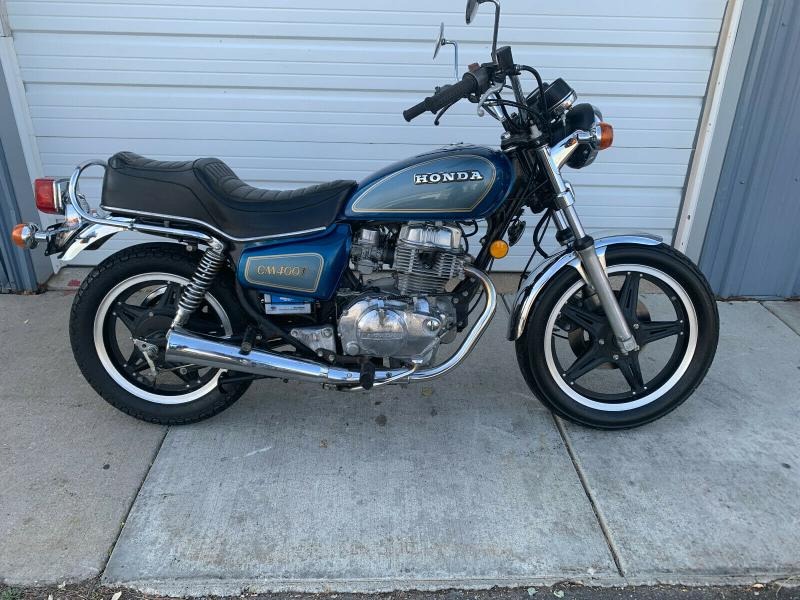 1981 Honda CM400T 1985 Honda CM400T Motorcycle Blue for Sale
</span>