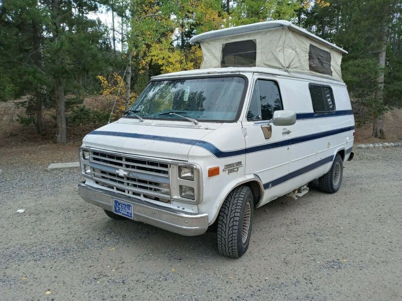 1985 Chevrolet G20 Van 1985 Chevy G20 Camper Van - for Sale
</span>