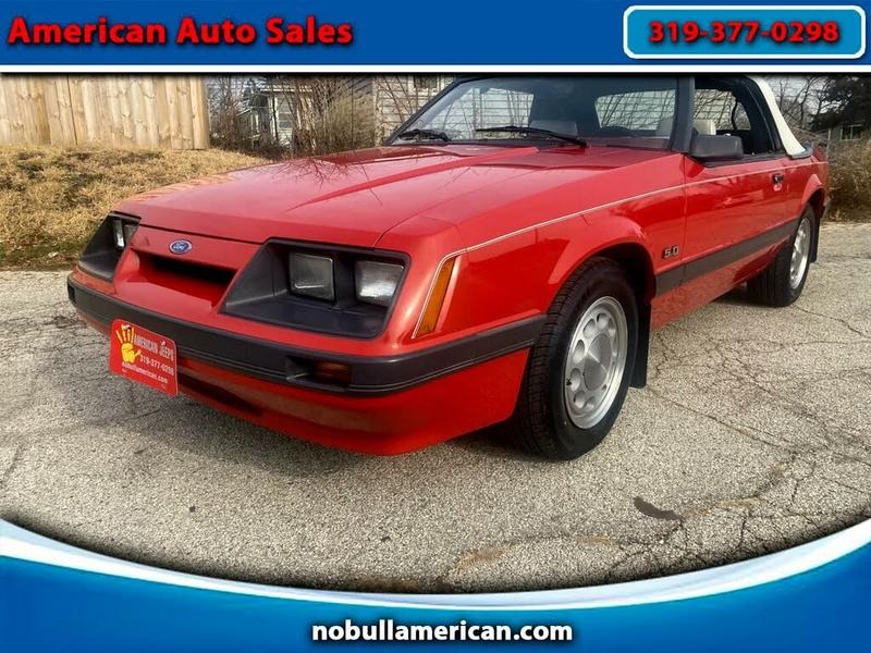 1986 Ford Mustang LX Convertible RWD for Sale
</span>