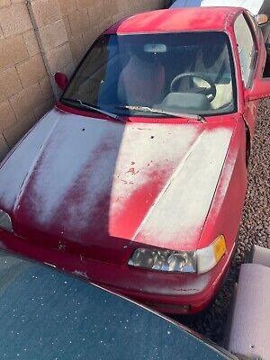 1988 Honda Civic CRX DX 1988 Honda Civic Coupe Red FWD for Sale
</span>