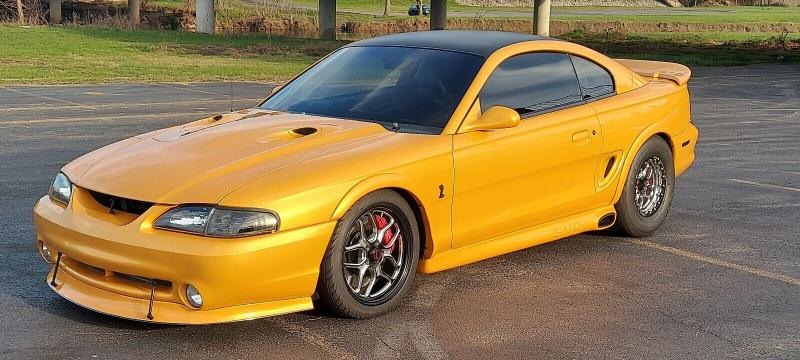 1996 Ford Mustang COBRA 1996 Ford Mustang Coupe Yellow RWD for Sale
</span>