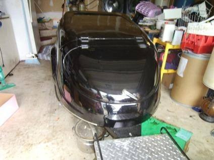 $2,000 Black clear coat tow behind motorcycle trailer for Sale
</span>