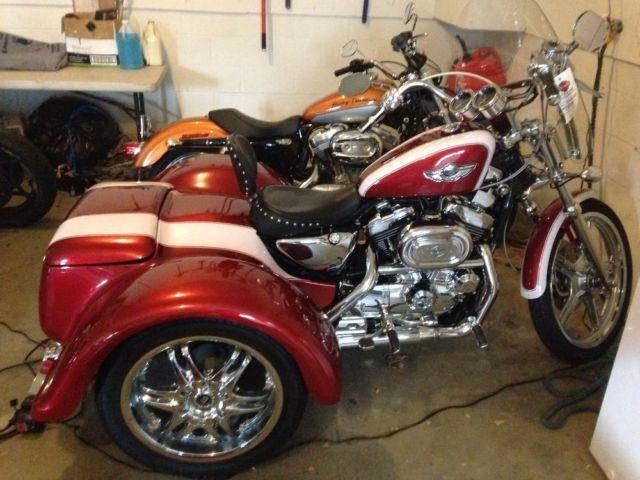2003 Harley Davidson Sporster TRIKE-1200XL-10k miles- LOTS OF CHROME for Sale
</span>