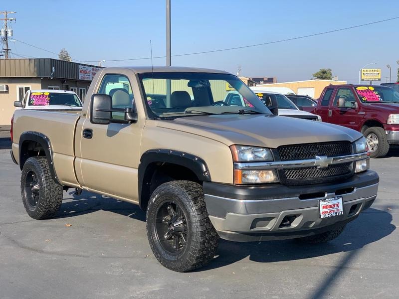 2005 Chevrolet Silverado 1500 Work Truck Short Bed 4WD Champagne, for Sale