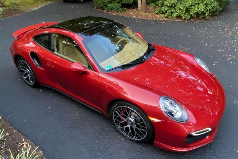 2014 Porsche 911 Turbo Coupe Amaranth Red for Sale