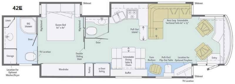 2014 Winnebago Journey 42E 42ft for Sale