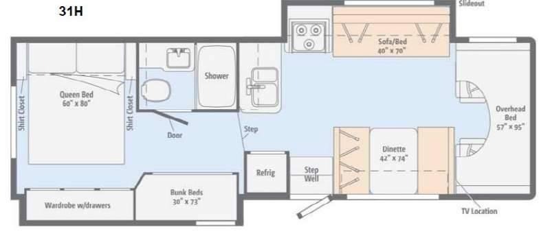 2014 Winnebago Minnie Winnie 31H 32ft for Sale