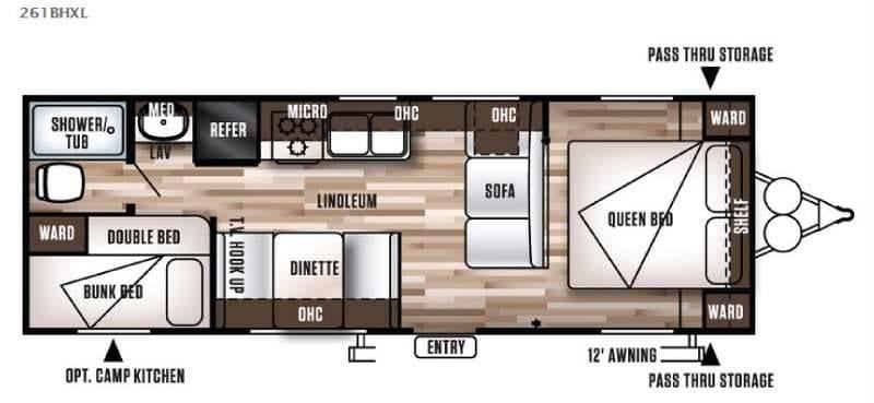 2016 Forest River Forest River RV Wildwood X-Lite 261BHXL 29ft for Sale