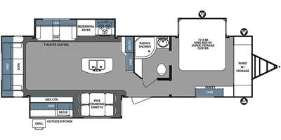 2018 Forest River Surveyor 33KRLOK for Sale