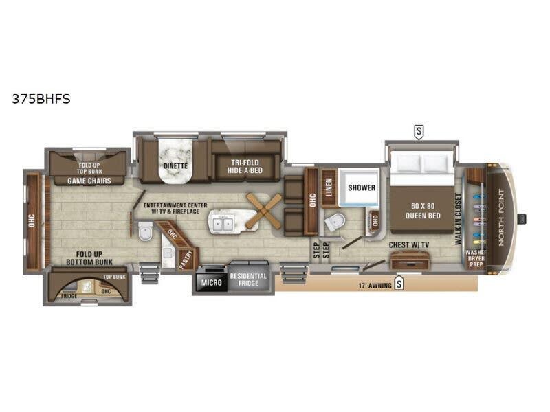 2019 Jayco North Point 375BHFS for Sale