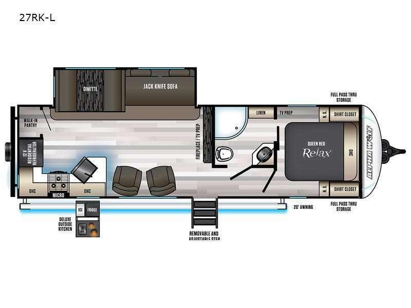 2021 Forest River Rv Cherokee Alpha Wolf 27RK-L for Sale