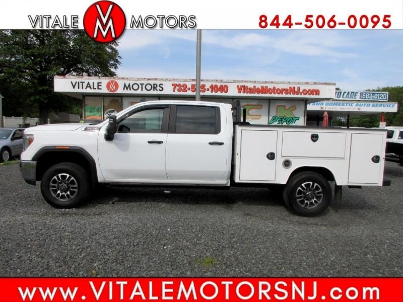 2021 GMC Sierra 3500HD CREW CAB 4X4 UTILITY TRUCK, 19K MILES for Sale