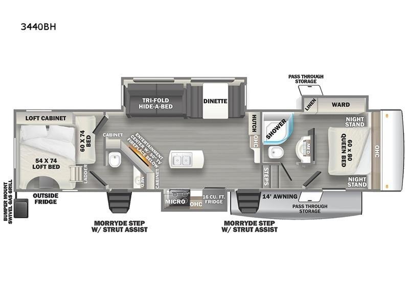 2022 Forest River Rv Sierra 3440BH for Sale
