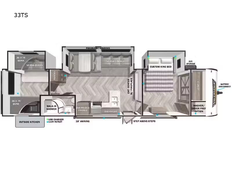 2022 Forest River Wildwood 33TS for Sale