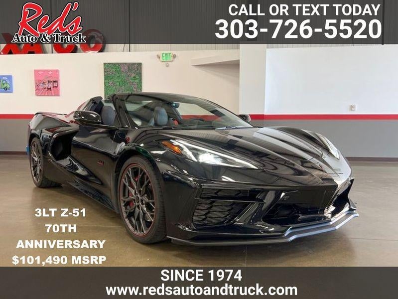 2023 Chevrolet Corvette Stingray 3LT Convertible Z51 70th Anniversary $101,490 for Sale