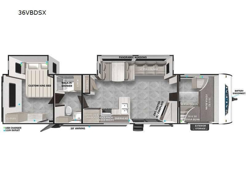 2023 Forest River Forest River RV Salem 36VBDSX 38ft