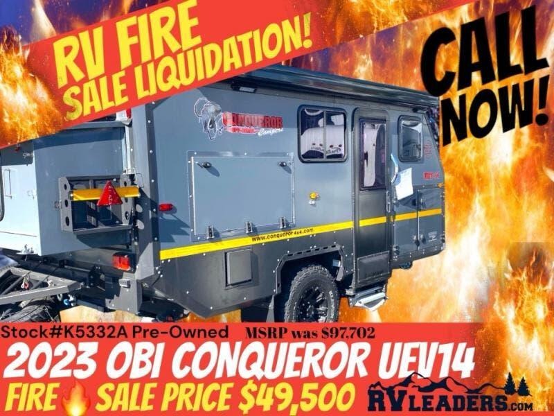 2023 OBI Camper Conqueror UEV-14 for Sale
