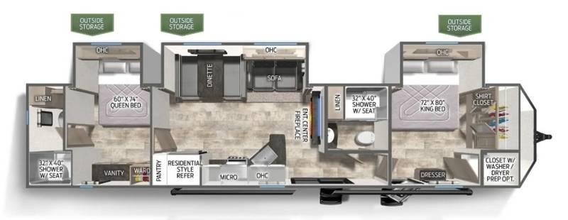 2024 Forest River Forest River PUMA 39DBT 42ft for Sale