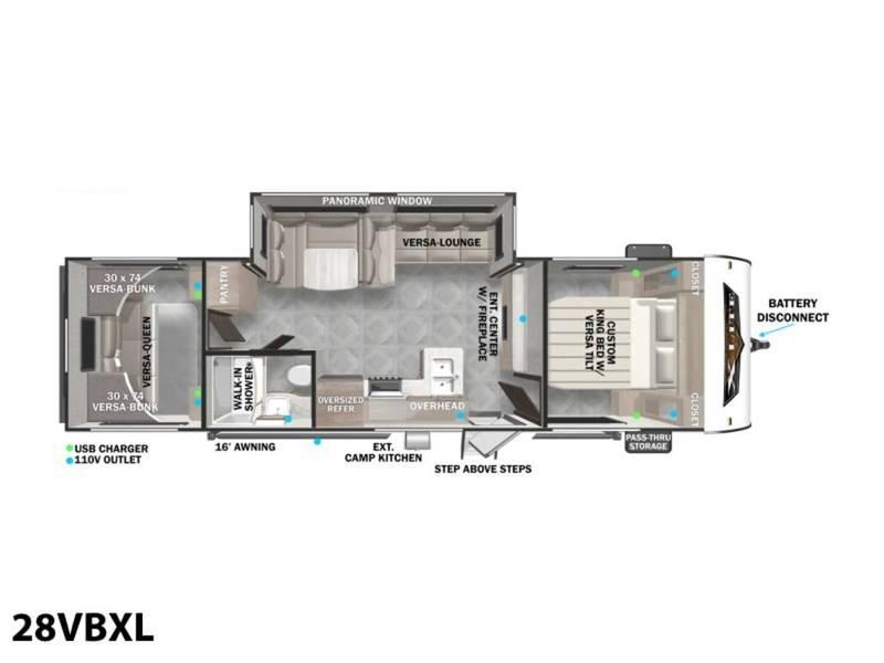 2024 Forest River Forest River Wildwood X-Lite 28VBXL 33ft for Sale