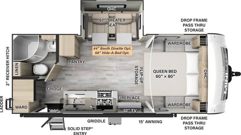 2024 Forest River Rockwood Mini Lite 2205s 22ft for Sale