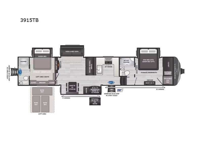 2024 Keystone Montana 3915TB 42ft for Sale