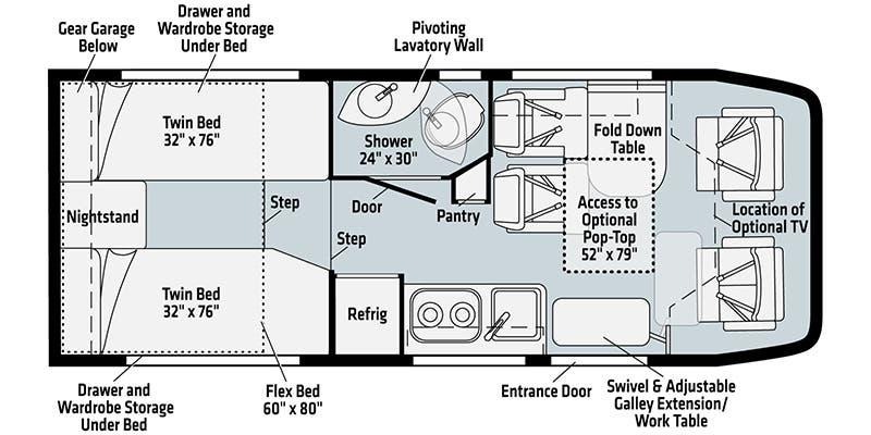 2024 Winnebago Ekko 22A for Sale